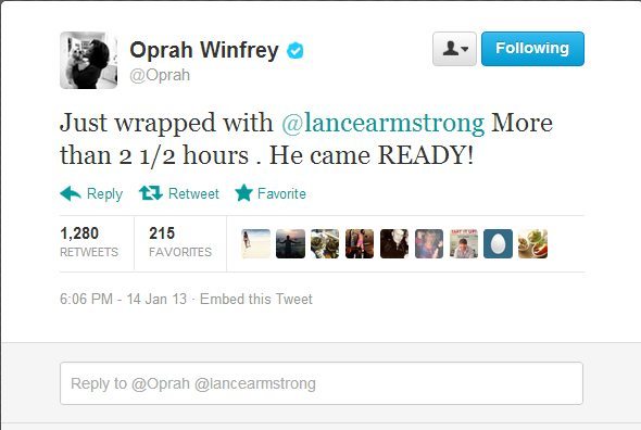 Lance Armstrong Reportedly Confesses Cheating to Oprah?