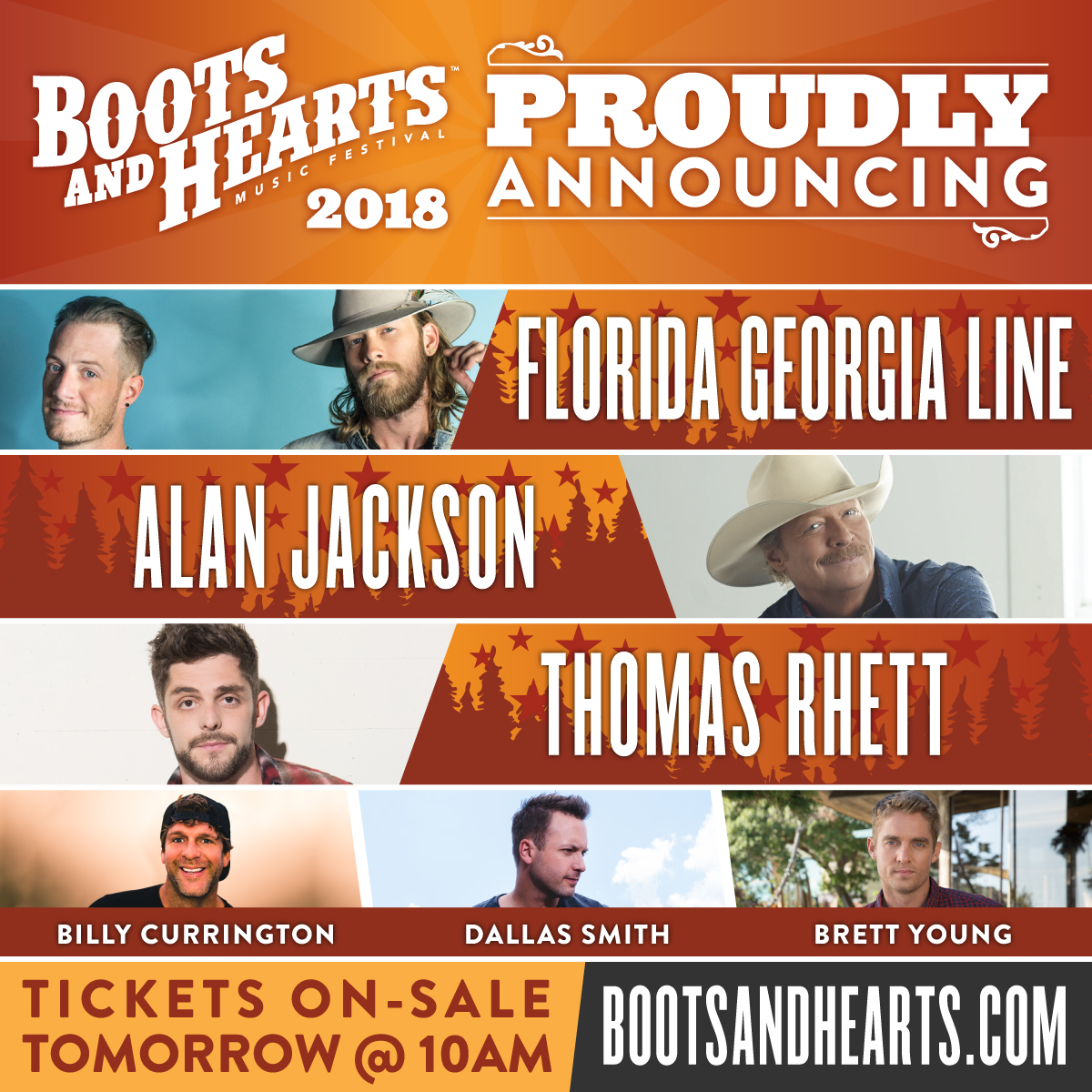 2018 Boots and Hearts Lineup