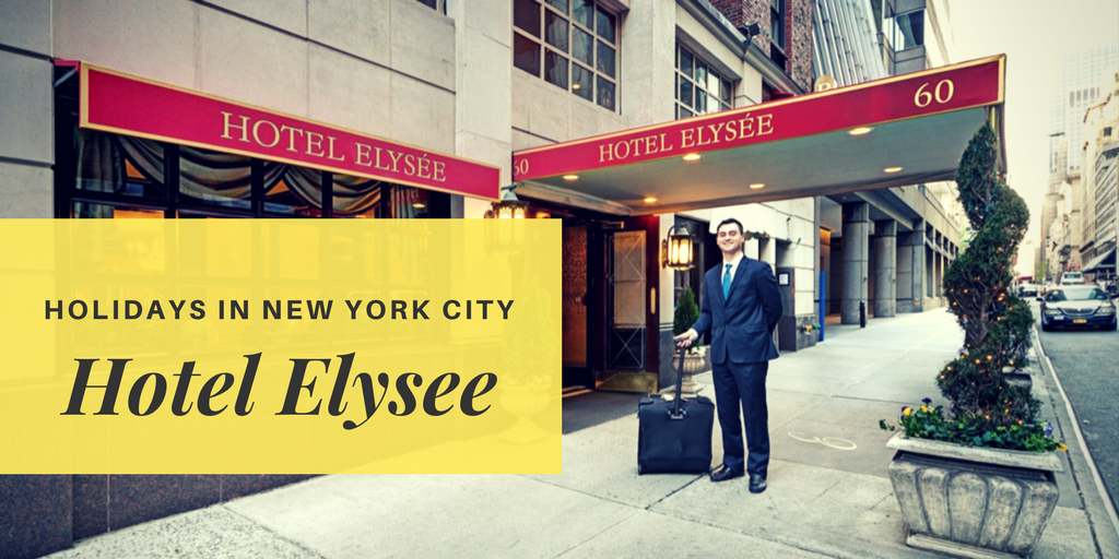 Holidays in New York City with Hotel Elysee of the Library Hotel Collection