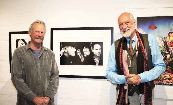 Mick Fleetwood Spends Sunday Afternoon At Morrison Hotel Gallery in NYC