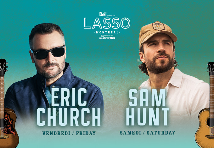 Lasso 2024 Headliners Eric Church and Sam Hunt